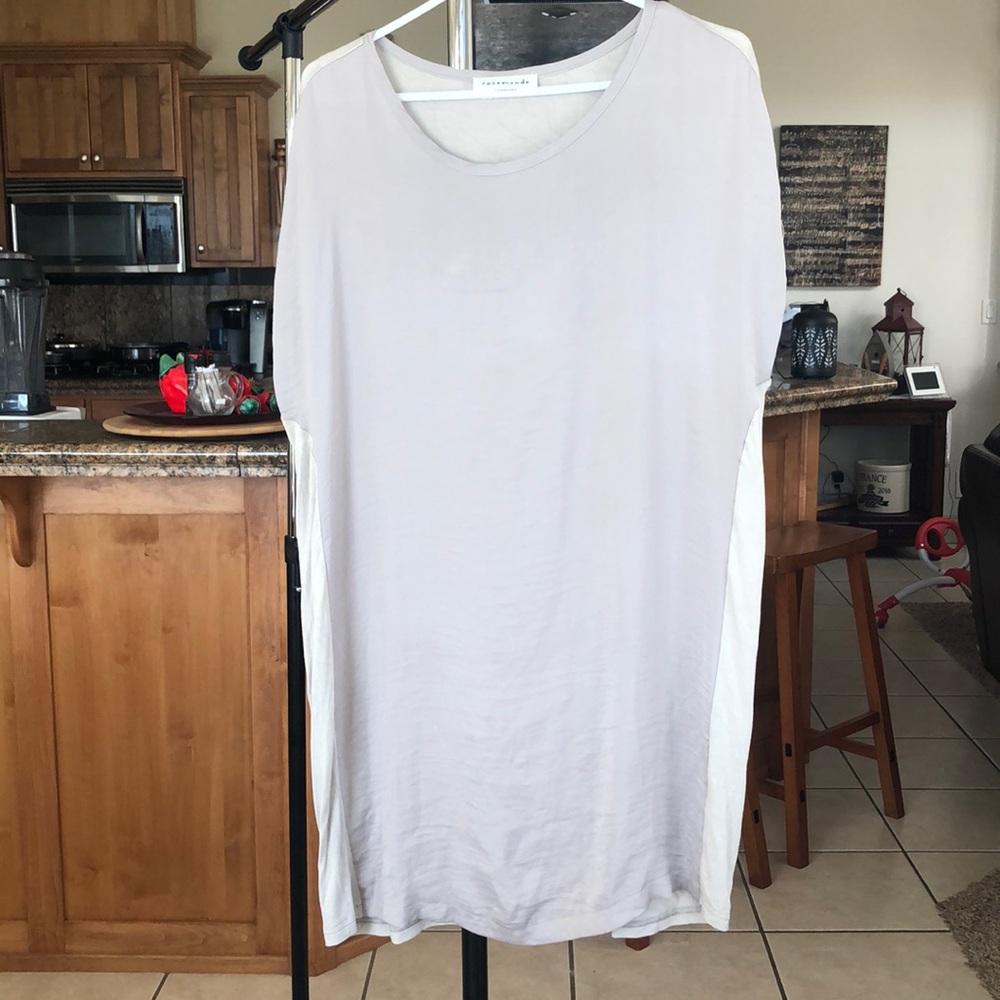 Rosemunde Top, Silver, Long Tunic